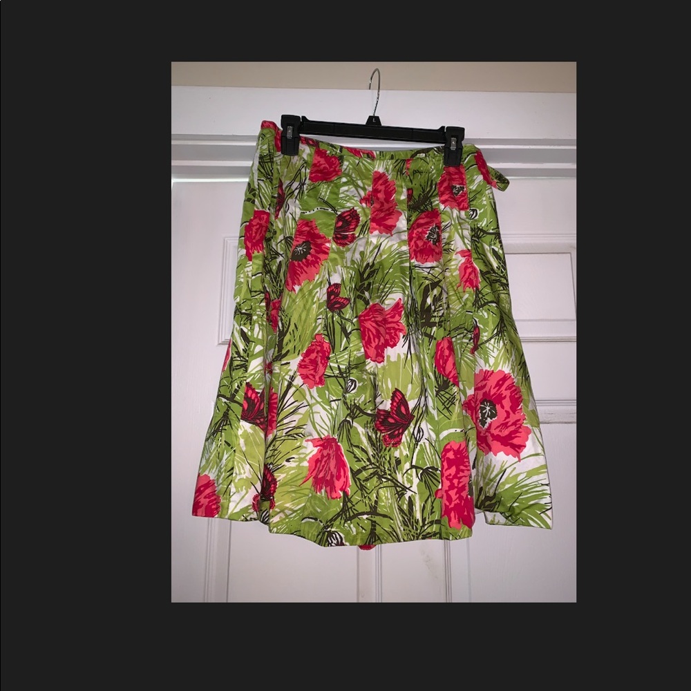 Floral Talbots skirt